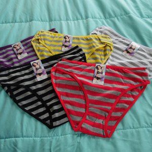 Panties Cotton blend 5 pair bundle  NWT